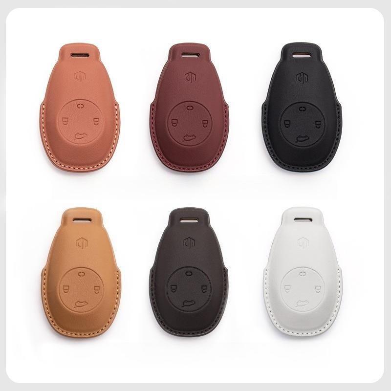 For Leapmotor T03 C10 B10 C11 S01 C01 B01 Car Remote Key Case Shell Cover Car Protective Key Bag Keychain Protector Accessories