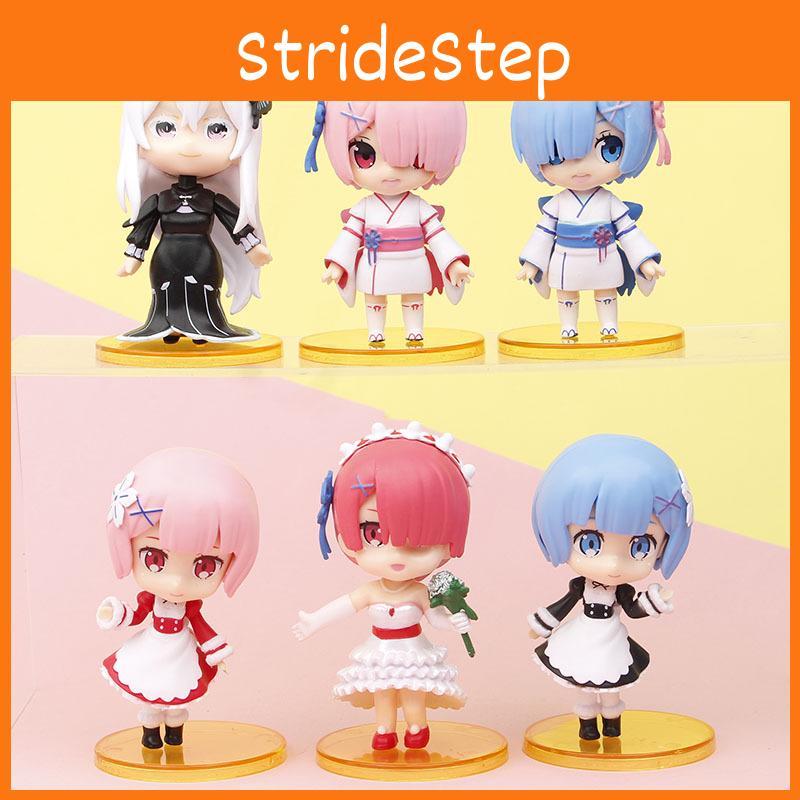 Charming Rem Figurine In Wedding Dress Kimono And Maid Outfit With Pvc Material For Desk And Car Display