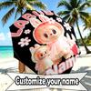 Custom Name Personalized Labubu Print Umbrella, Auto Open Close, 8‑Rib Sturdy Frame, Commute Camping Hiking Use, Birthday Gift