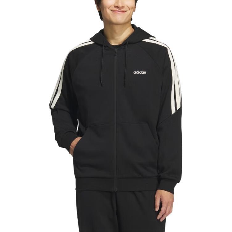 Adidas 3 Stripes Jackets & Coats Men's Black KA2577