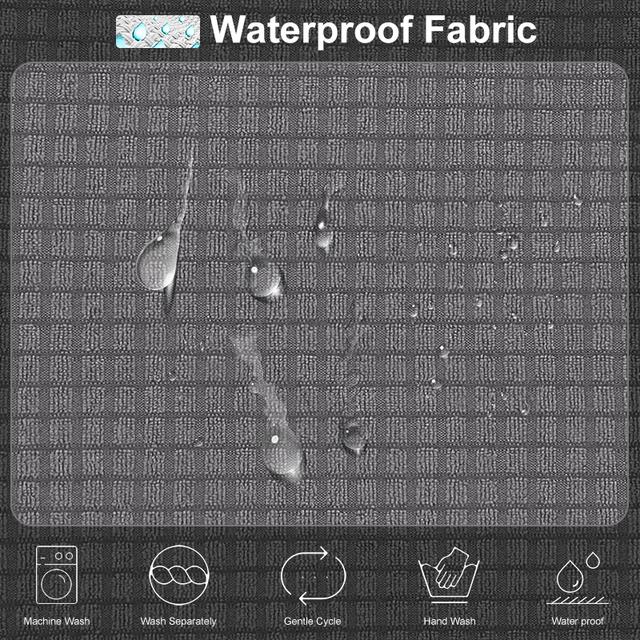 Wasserdichter Sofa-Sitzkissenbezug, dehnbar, rutschfeste Stuhlkissenbezüge für Haustiere und Kinder, waschbare Sitzbezüge für die Inneneinrichtung