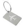 1-Piece New Design Luggage Tag - Cute Rubber & Aluminum ID Tag for Bags, Ideal Christmas Gift