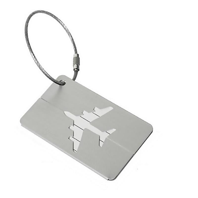 1-Piece New Design Luggage Tag - Cute Rubber & Aluminum ID Tag for Bags, Ideal Christmas Gift