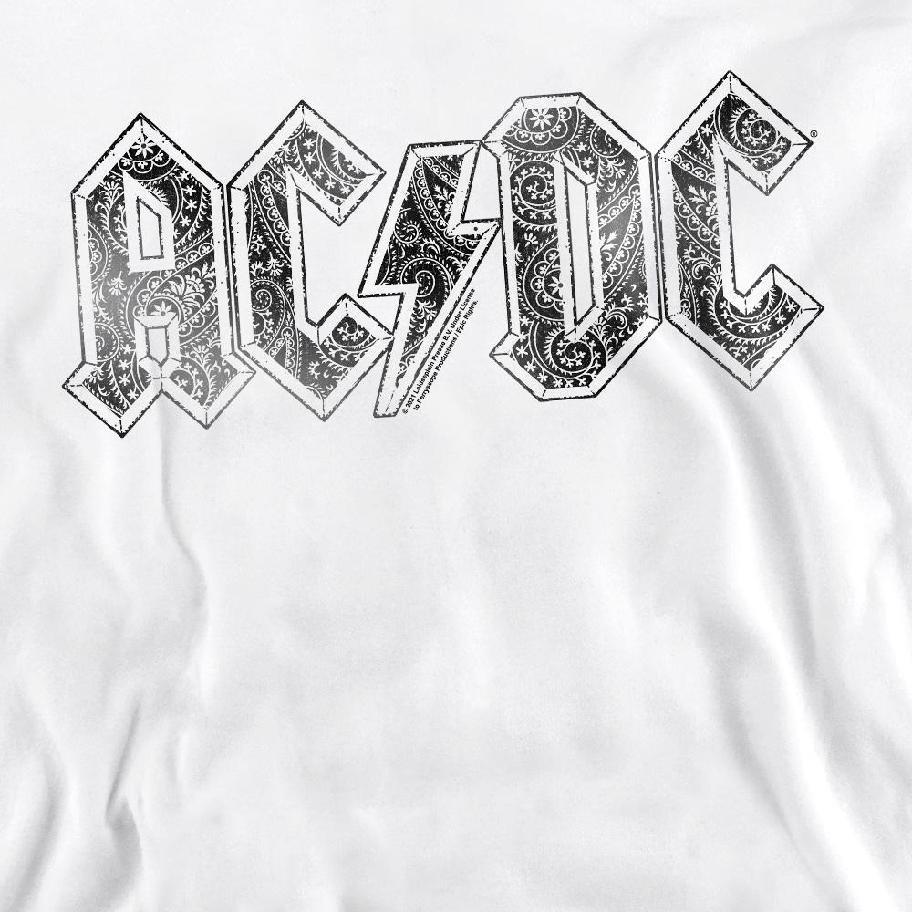 AC/DC Unisex Adult Paisley Logo Sweatshirt