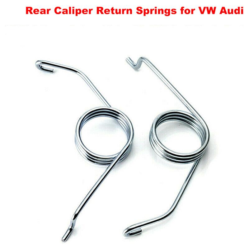 2PCS Rear Brake Caliper Return Spring Metal Tension Springs for Transporter Beatle Sharan Seat Leon Fabia,Parking Brake Lever Repair Kit 7H0615295A