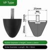 Male Female Thread Vibration Isolation Base M6 M8 M10 M12 Shock Absorbing Pads  Silent Operation