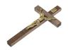 Wooden Hanging Cross, Brown 13.5 X 6.5