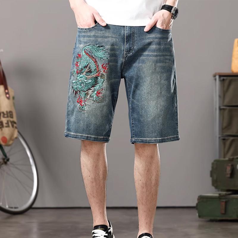 Chinese Style Auspicious Dragon Patches 2 Sizes Kirin Embroidery Patches For DIY Sewing Jacket Fashion Clothes Decor Accessories