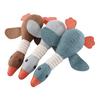 Linen Bird Dog Toy Wild Goose Squeaky Dog Chew Toy Interactive Stuffed Puppy Teething Toy for Dogs Cats Teeth Cleaning Hunting Instinct