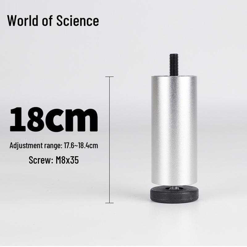 Adjustable Aluminum Alloy Furniture Legs for Cabinets, Sofas, Refrigerators, and Washing Machines