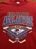 Vintage 90s Colorado Avalanche Shirt Size L Red NHL Hockey Logo 7 Unisex T-Shirt
