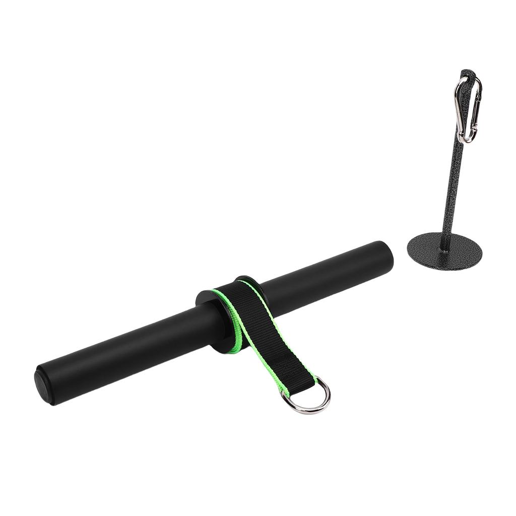 Wrist and Forearm Roller Non Slip Handle Strong Load Bearing Muscle Strength Wrist Roller Green