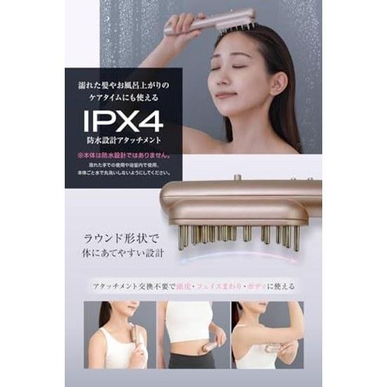 RELX Electric Brush EMS Facial Device Japan Company Planning Lift LED Scalp Care Beauty Appliance Gift Present Rose Gold