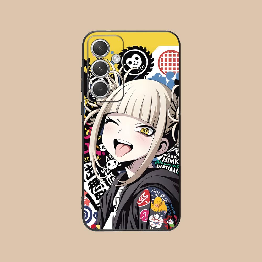 MHA Himiko Toga Mobile Phone Case for Samsung Galaxy S26 S25 S24 S23 S22 S21 S20 Note20 Plus FE Ultra Colorful Cover Pretty