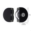 Glass Door Lock, nodrill required, stainless steel, office/home/shop security Silver 804 Round Sgl