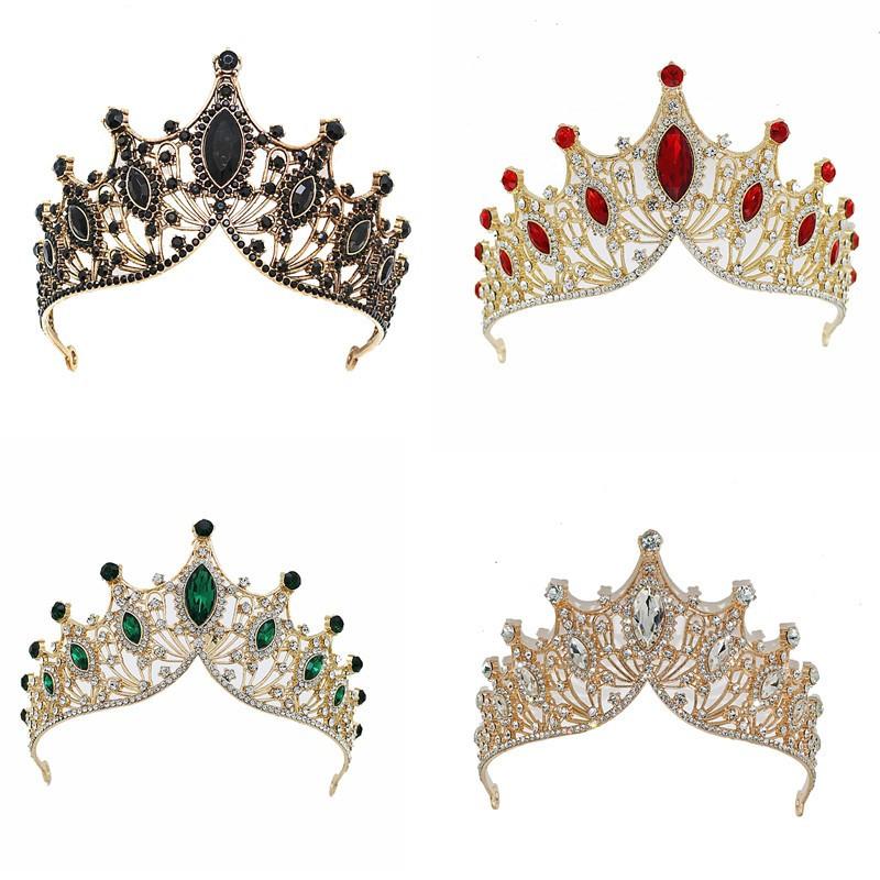 New Bridal Crown Wedding Hair Crown Birthday Headdress Hair Accessories Prom Cake Crown