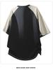 Men's Summer 2026 Raglan Contrast Short Sleeve T-shirt - Loose, Trendy, Versatile Half Sleeve Design
