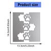 Paws Print Cutting Dies Metal Die Cuts Embossing Templates Molds Cuts Stencils for Scrapbooking Album Card Decoration