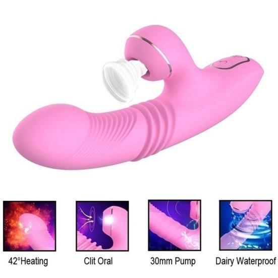 Ženy USB dobíjecí erotická hračka Vícefrekvenční masážní masturbační vibrátor