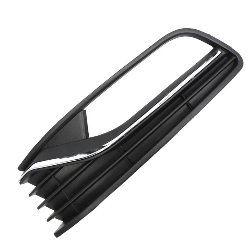 Front Bumper Fog Light Grille Cover For VW POLO 6R with Foglight 2014 2015 2016 2017 6C0854661B 6C0854662B
