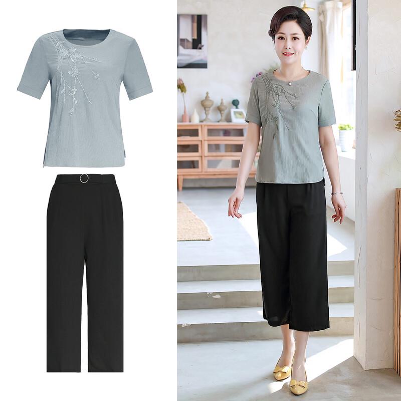 SIFONE Women s Casual Summer Two-Piece Set 4XL