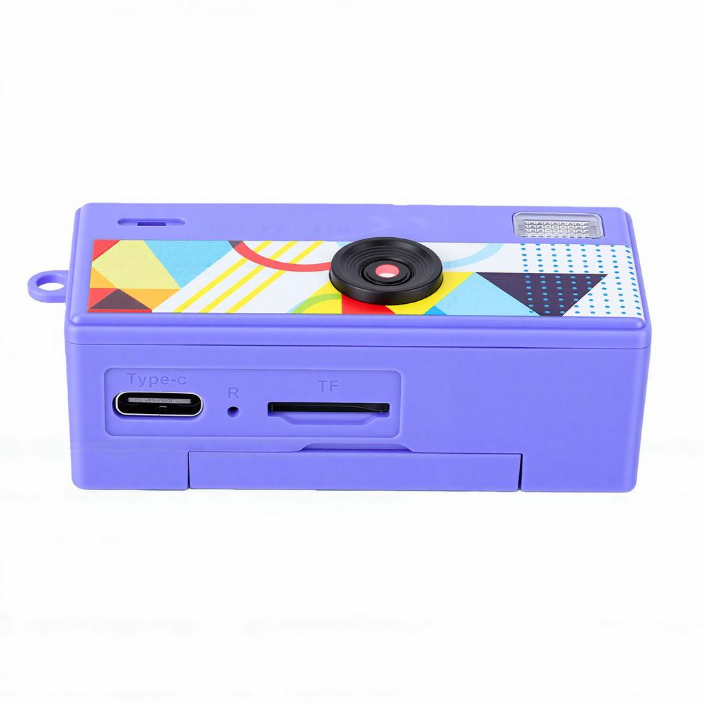 Keychain Camera Retro Thumb Camera with Flip Screen 1080P Video Recorder for Outdoor Photography