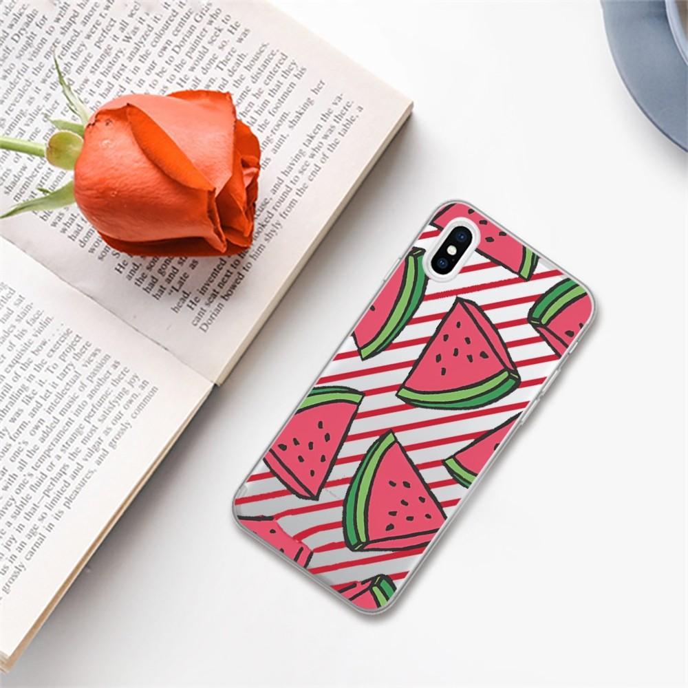 Watermelon Pattern Phone Case for iPhone 16 15 8 7 6 6S Plus X SE XR XS 14 11 12 13 Mini Pro Max Mobile Case