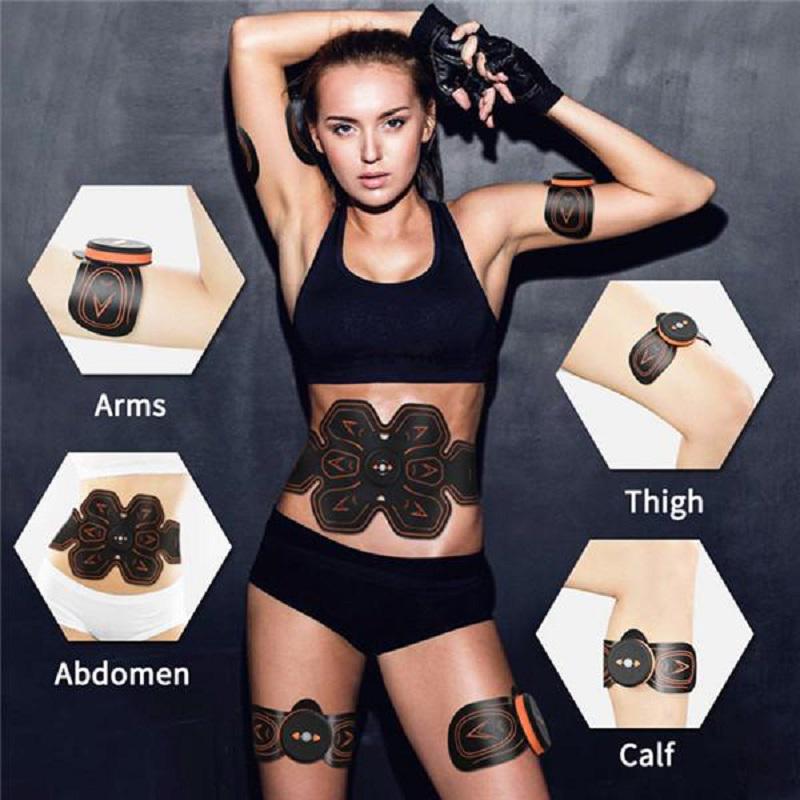 Buy Electric Abdominal Muscle Stimulator Body Waist Trainer Fitness