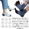 XKAOPUTE Cotton Short Socks for Sports and Foot 5 5 Sizes Mixed 5 Men's Five-Toe Socks, Running, Sweat-Wicking, Quick-Drying, Covers, Ankle-Length,
