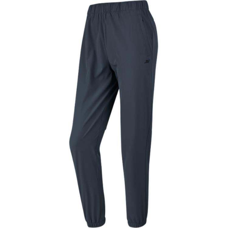 Skechers Moisture Wicking Quick Dry Windproof Lace Up Mid Rise Fitted Casual Pants Women pants Shadow-Gray P423W092-0167 S