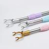 U Shaped Clothes Rod Joint Aluminum Zinc Zinc Alloy Clothes Rod Metal Head Clothes Fork Head  Balcony