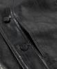 Wmc Collarless Fox Leather Jacket_Black