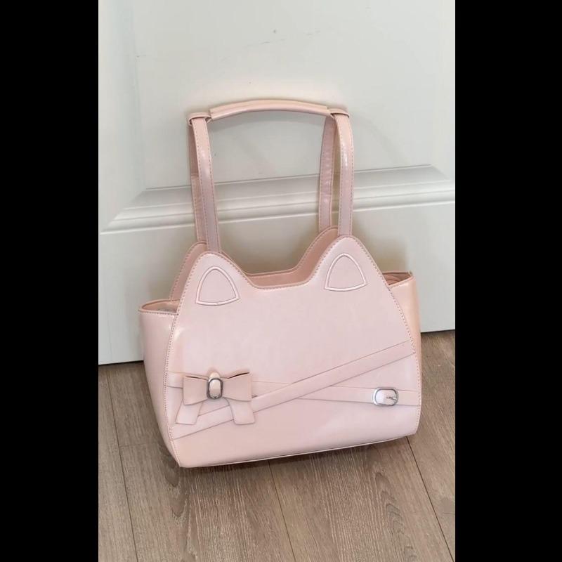 

Рюкзак Сумка через плечо Сумка на одно плечо в британском стиле Большая вместительная сумка розовый