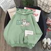 Womens Oversized Fleece-Lined Hoodie Winter Warm Long Sleeve Sweatshirt Loose Fit Casual Streetwear