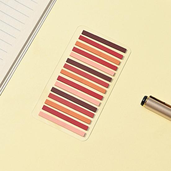 Page Marker Colorful Index Labels 300Pcs Neon Sticky Flags Translucent Repositionable Waterproof PET Tabs