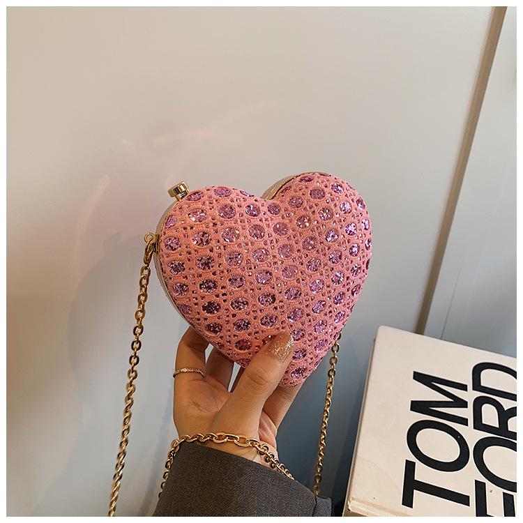 2024 Summer Mini Korean Style Lock Handbag & Heart Coin Purse - Trendy Women's Shoulder Crossbody Bag