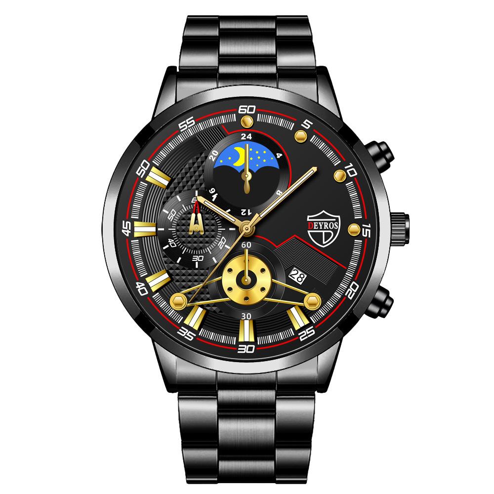 Men'S Watch Fully Automatic Quartz Watch Luminous Calendar