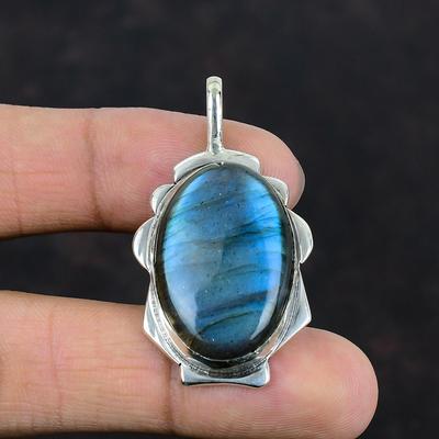 Labradorite Pendant 925 Sterling Silver Pendant Unique Design Pendant Labradorite Gemstone Jewelry Gifts For Him Handmade Birthstone Pendant