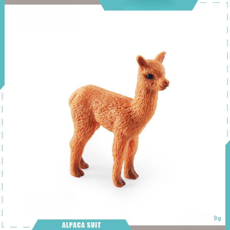 Simulation Animal Alpaca Model *** Camel Mini Desktop Decoration Static Ornament Toy