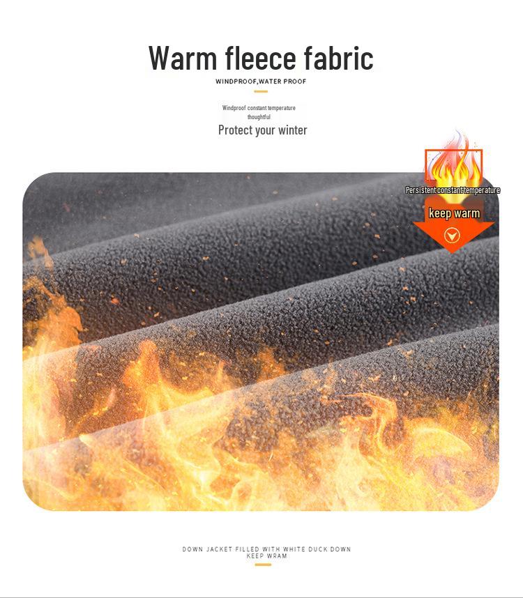 2024 Men's Double-Sided Fleece Vest - Autumn/Winter Thickened Outdoor Casual Wear
