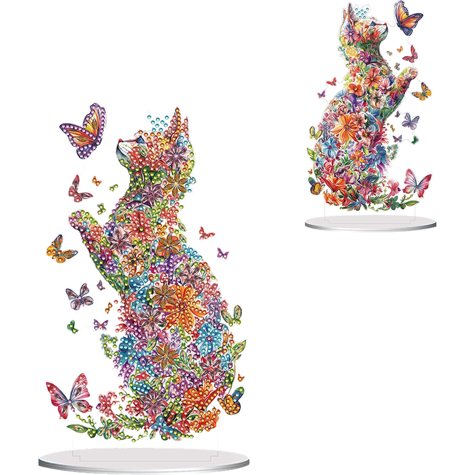 

Acrylic Special Shape Carnival Alligator Diamond Painting Tabletop Ornaments Kit Desktop Diamond Art Kits for Home Office Decor