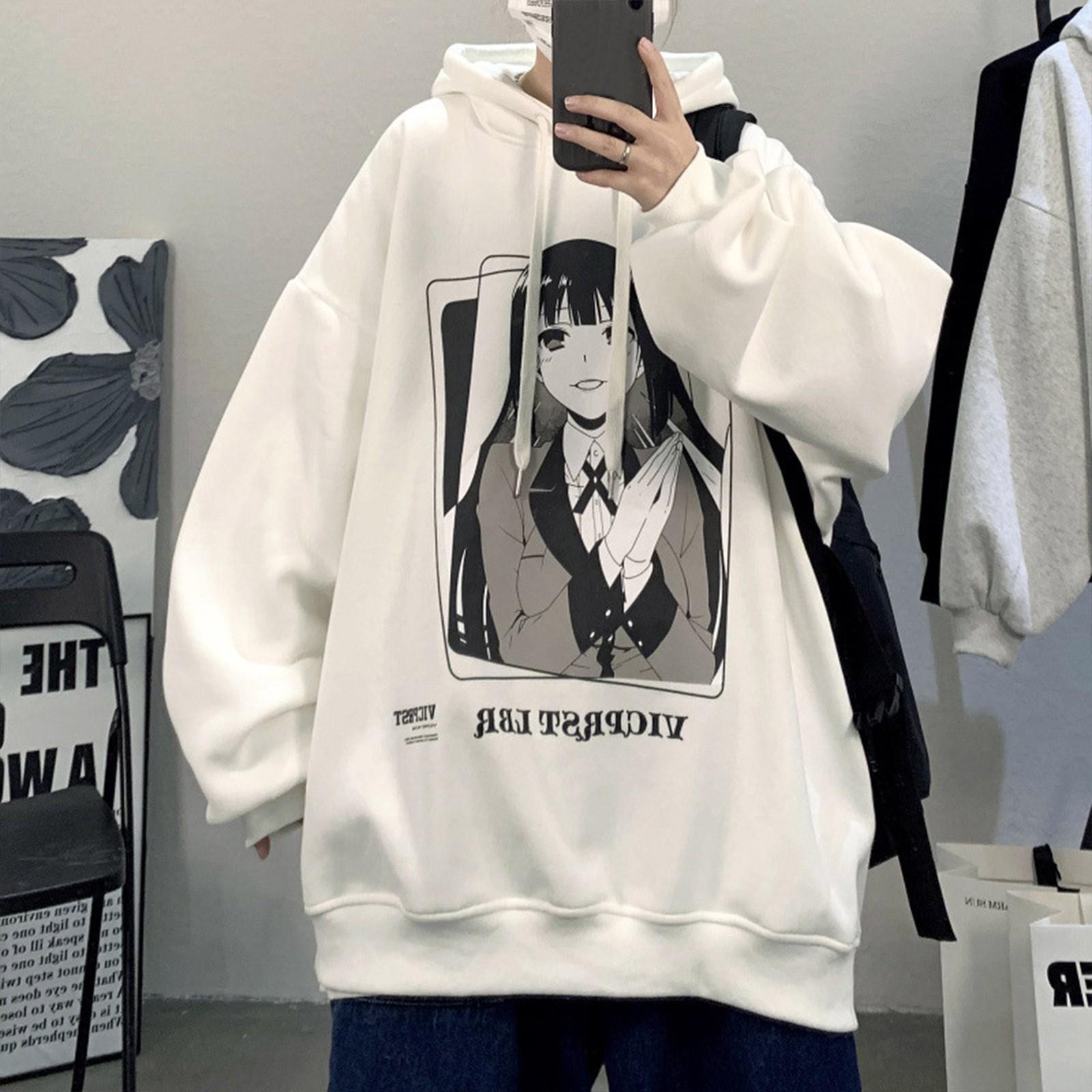 

Womens Oversized Fleece Sweatshirts Long Sleeve Sweaters Pullover Fall Outfits XL білий