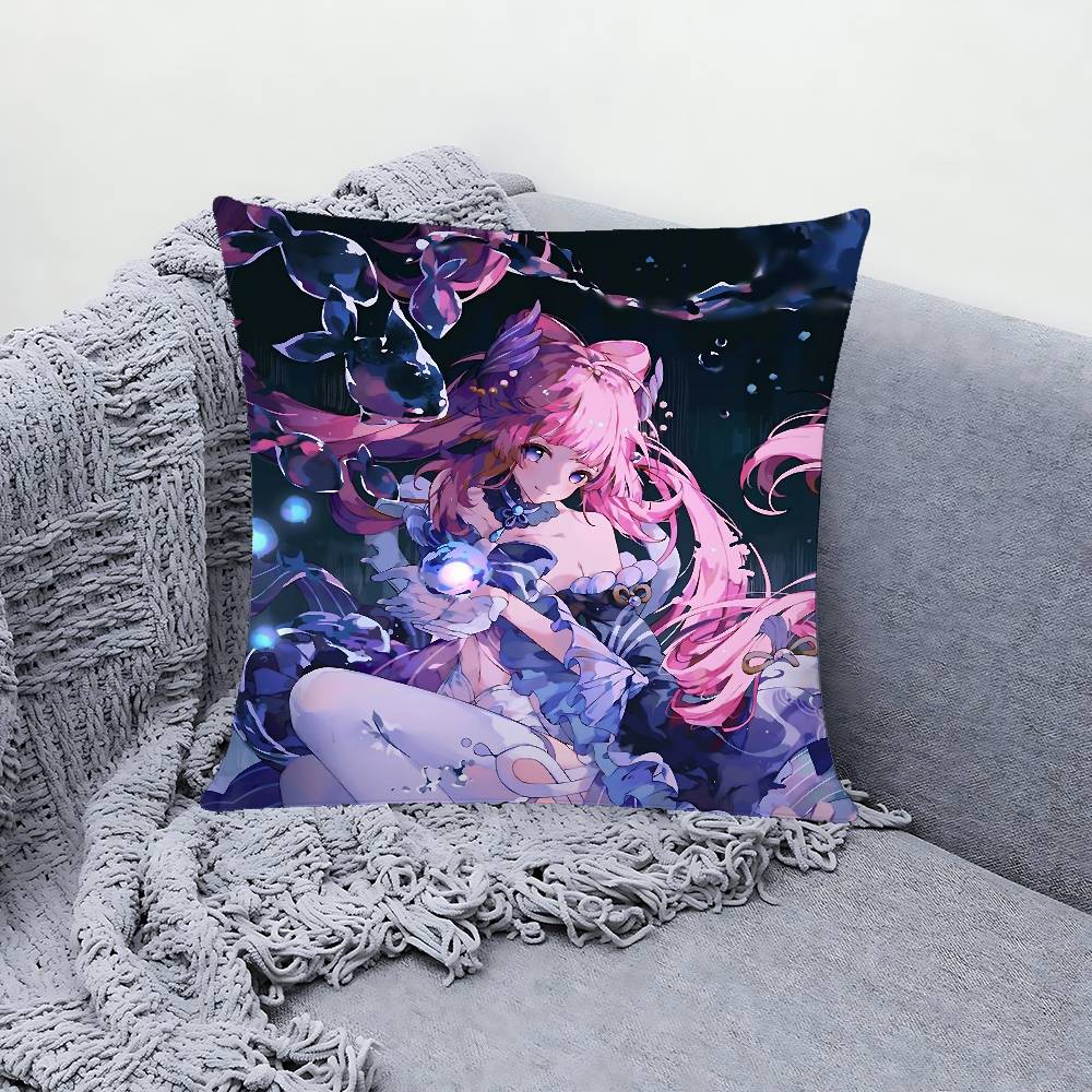 Game Peripheral G-Genshin Pillow Case Pillows For Cover Home Decor Items Living Room Decoration Cushion Covers