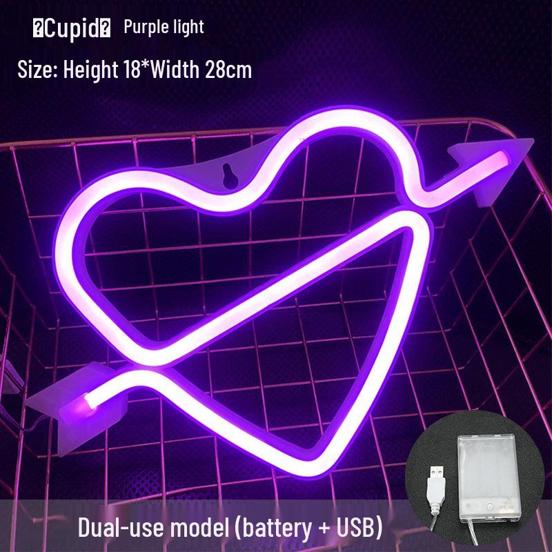 Trendy LED Neon Night Light Sign for Wall Décor