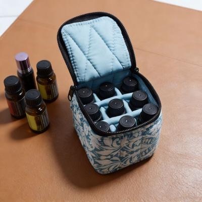 Tragbare 9 Fächer Ätherische Öle Tasche Stoßfest mit Griff Ätherische Öle Aufbewahrungstasche 15 ml Fassungsvermögen