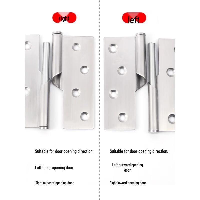 OIMG Stainless Steel Detachable Self-Closing Lift Hinge