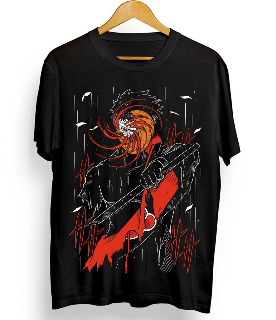 Naruto Uzumaki Obito Uchiha T Shirt Anime Oversize Men Women Short Sleeve Casual Print Tee Cotton Streetwear Cosplay Summer Tops
