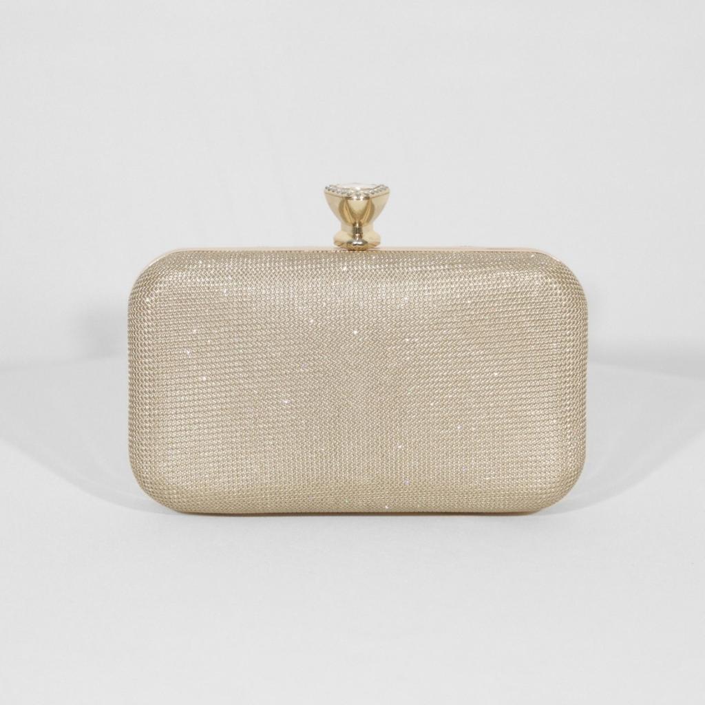 Light luxury woven shiny ladies dinner bag party bag with chain handbag diamond-encrusted high-end bag