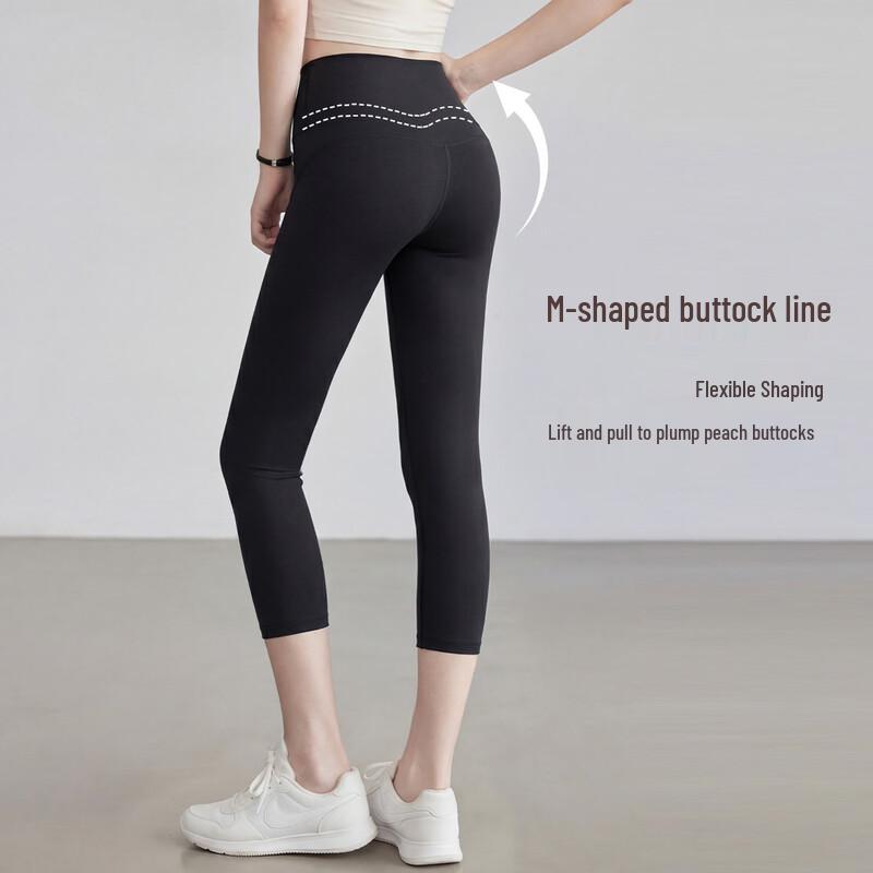 Women s Barely-There Slimming Yoga & Pilates Capris L