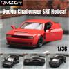 Dodge Challenger SRT Demon Süper Araba 5 İnç Metal Araba Simülasyon Diecast & Oyuncak Araç RMZ city 1:Çocuklar İçin 36 Alaşım Model Hediyesi